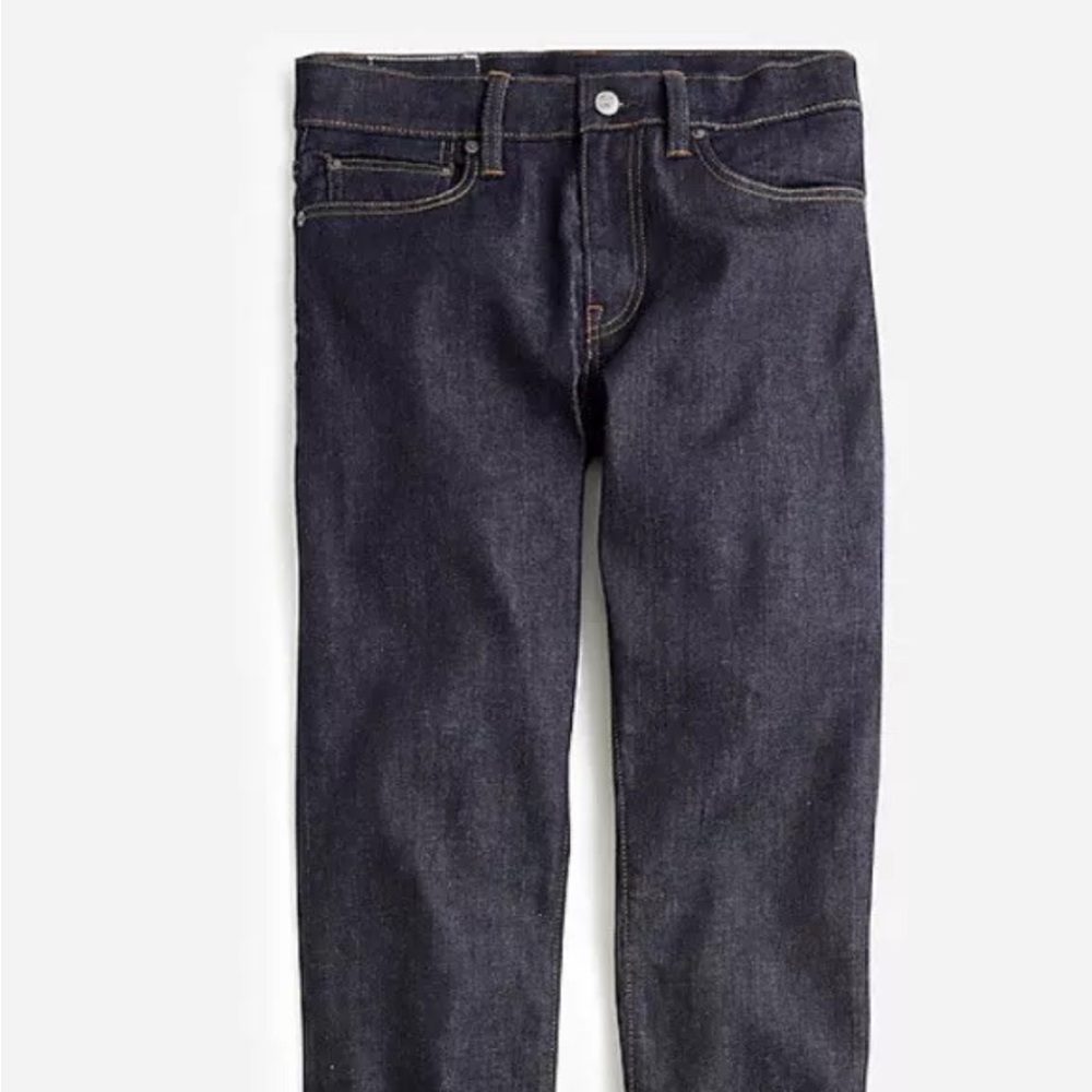 J. Crew 484 Slim Fit Jean Stretch Resin Rinse Japanese Denim 34x30